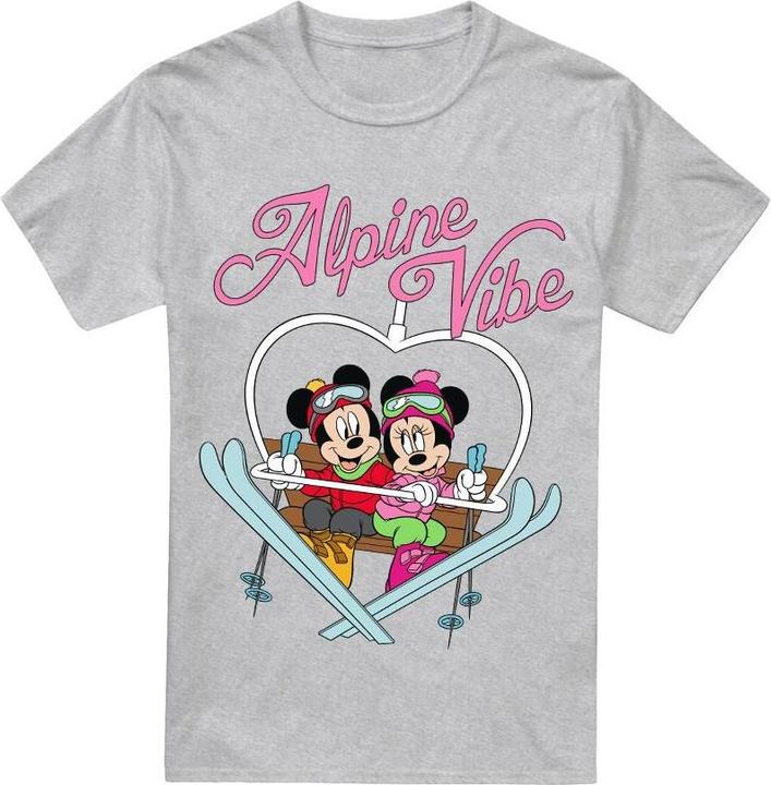 Actual product image Disney Mens Alpine Vibes Mickey Mouse T-Shirt (S)
