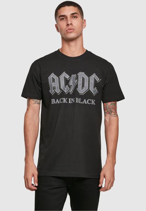 Actual product image Merchcode ACDC Back In Black Tee - 7068 (4XL)