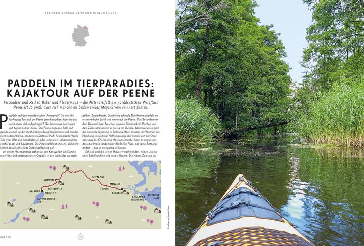 Actual product image Bildband Legendäre Outdoorabenteuer in Deutschland (German, Tanja Schuhbauer, Oliver Karaschewski, Tanja Weidner, Markus Kuhnhenne, Moritz Jacobi, Alexandra Lattek, Carlota Citoler, Erika Dürr, Aileen Tiedemann, Christian Haas, Aylin Krieger, Julia Reichardt, Franziska Consolati, 2023)