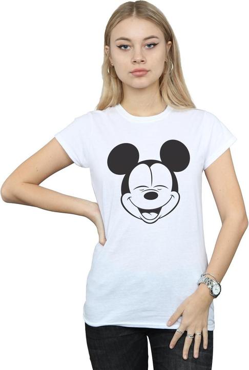 Immagine prodotto Disney Mickey Mouse Closed Eyes Maglietta Donna (L)