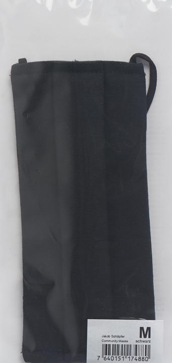 Image du produit Jakob Schlaepfer Testex Community Maske M schwarz (Pas de classe de protection officielle, 1 x)