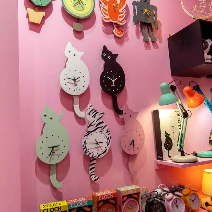 Immagine prodotto Fisura Orologio a forma di gatto bianco
