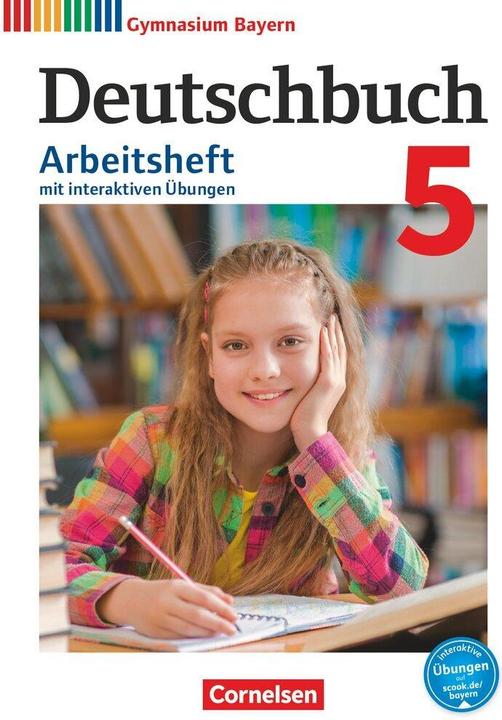 Produktbild Deutschbuch Gymnasium 5. Schuljahr. Arbeitsheft mit Lösungen und interaktiven Übungen. BY (Deutsch, Martin Scheday, Konrad Wieland, 2017)