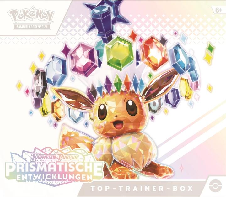 Actual product image Pokémon Karmesin & Purpur 8.5 (German, Elite / Top Trainer Box)