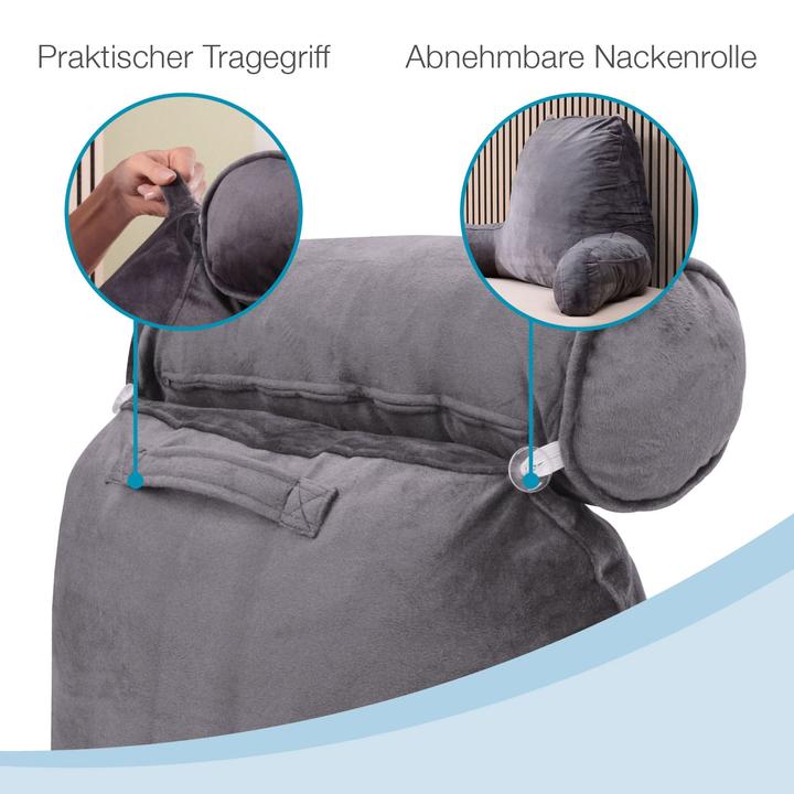 Image du produit Aktivshop Coussin de dossier (50 x 90 x 67 cm, 40 x 76 x 46 cm)