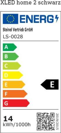 Energie-Label Steinel XLED Home 2 (1550 lm, IP44)