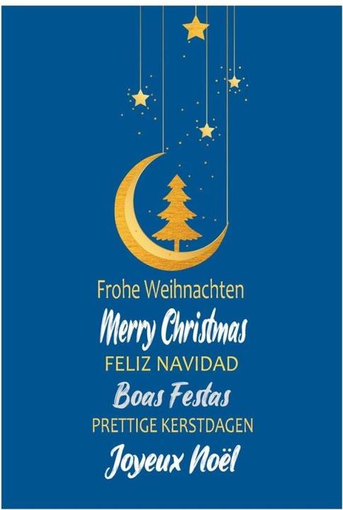 Immagine prodotto ABC Biglietto di Natale Buon Natale Multilingua (1 pz.)
