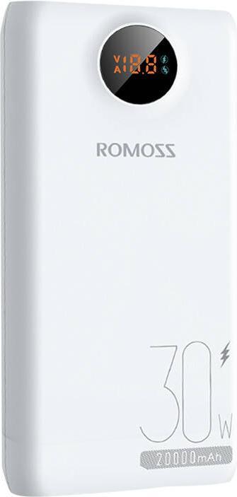 Romoss SW20S Pro Powerbank 20000mAh, 30W (white) (20000 mAh, 30 W, 30 Wh)