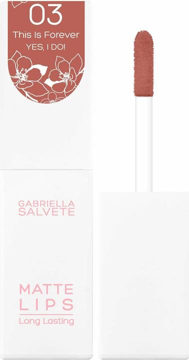 Gabriella Salvete YES. I DO! Matte Lips Long Lasting Lipstick 4.5 ml - (03 Candied Apple)