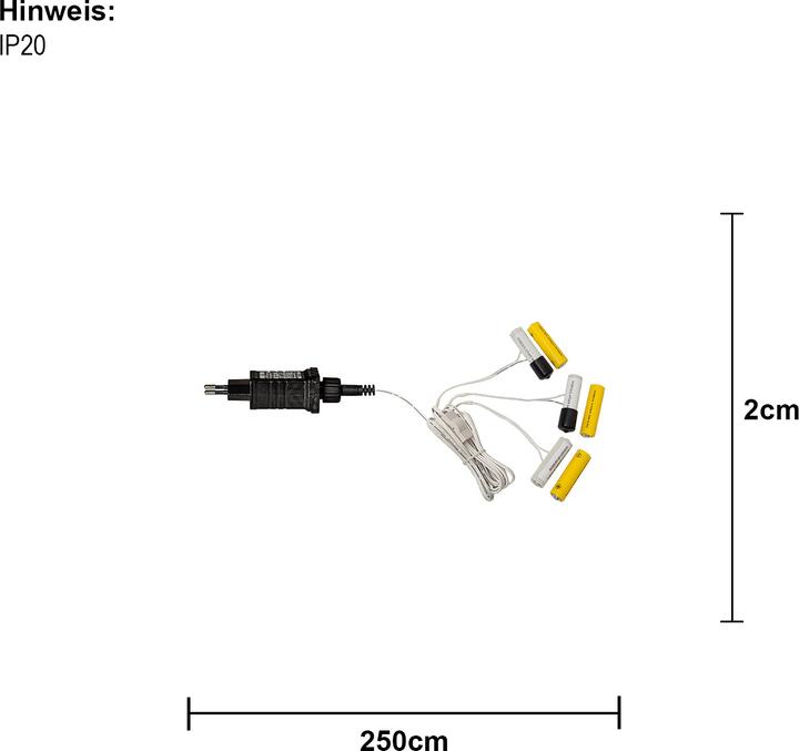 Actual product image Star Trading Battery Eliminator 2 x AA (1 x)