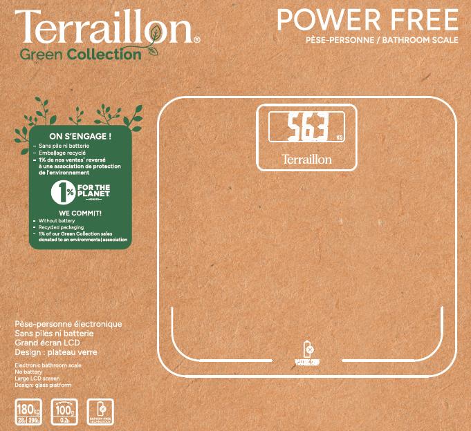 Actual product image Terraillon Power Free (180 kg)