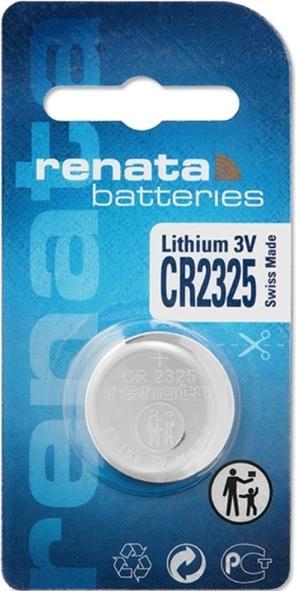 Actual product image Renata Button cell CR 2325 3 V 1 pc. 190 mAh Lithium (1 pcs., CR2325, 190 mAh)