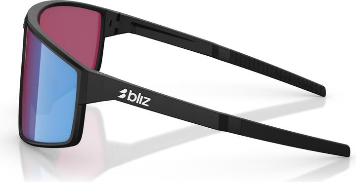 Actual product image Bliz P002S (Matt Black, Nano Optics Nordic Light Begonia - Violet w Blue Multi)