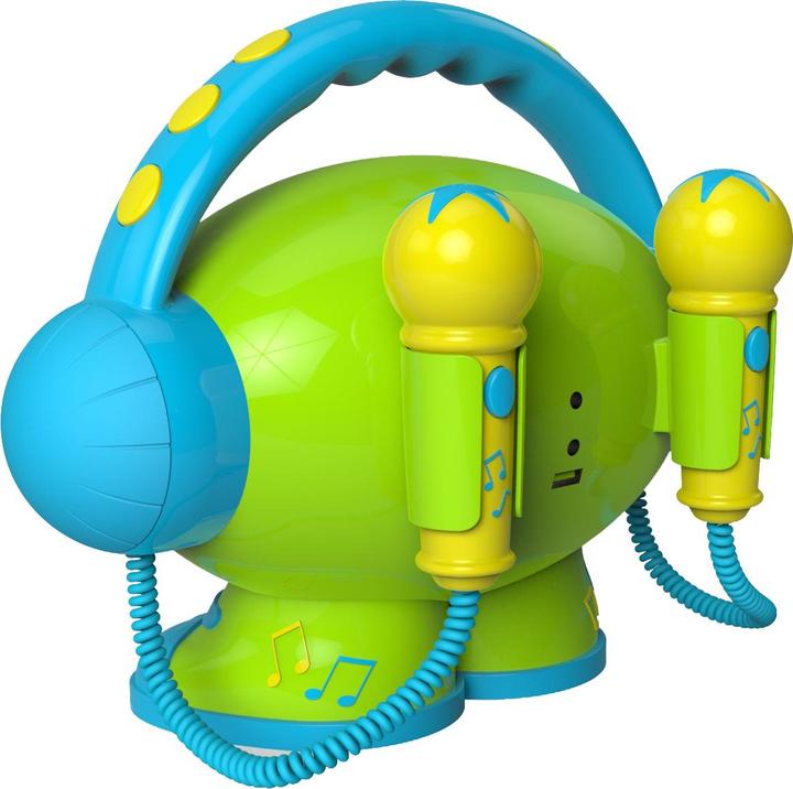 Actual product image Bigben MP3 Karaoke robot green