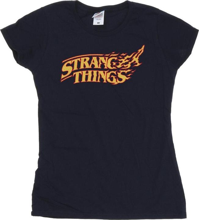 Immagine prodotto Netflix Stranger Things Logo Breaking Maglietta Donna (M)