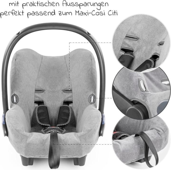Immagine prodotto Zamboo Coperture estive e inserti per sedili Copertura estiva per seggiolino auto Maxi-Cosi Citi - grigio