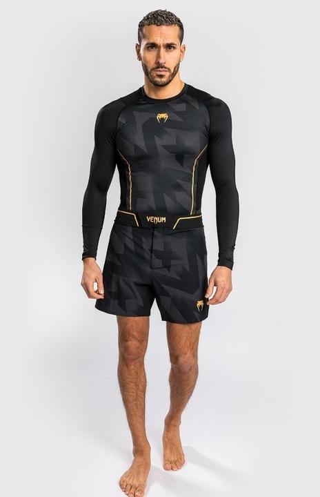 Produktbild Venum Razor Rashguard Long Sleeves - Black/Gold - XL (XL)