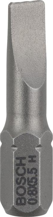 Actual product image Bosch Professional Zubehör Screwdriver bit extra-hard S 0.8 x 5.5, 25 mm, pack of 3 (0,8 x 5,5)