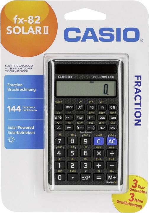 Produktbild Casio FX-82Solar II (Solarzellen)
