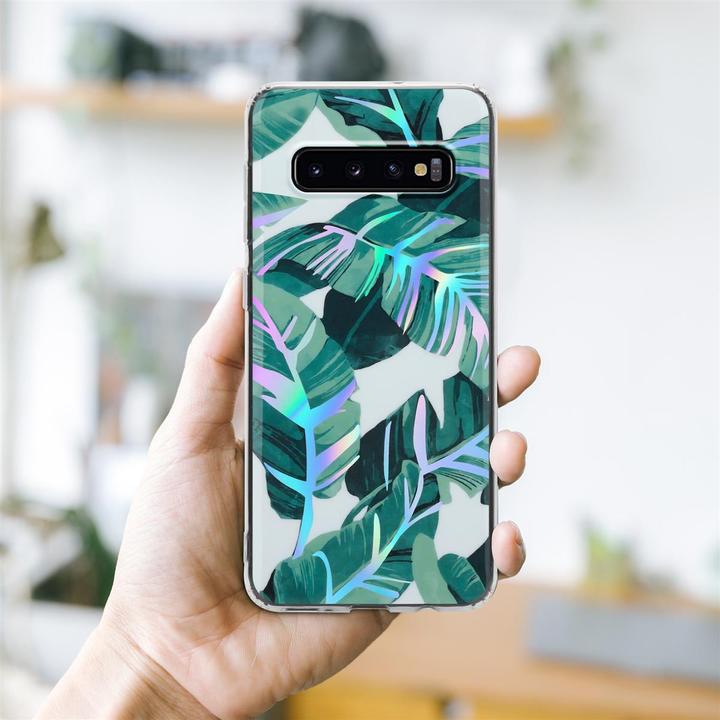 Immagine prodotto Cadorabo IMD TPU Colorful Flowers & Leaves Cover (Samsung Galaxy S10)