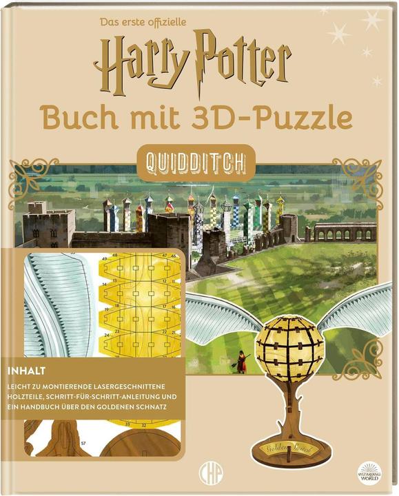 Produktbild Harry Potter - Quidditch - Das offizielle Buch mit 3D-Puzzle Fan-Art (Deutsch, Warner Bros. Consumer Products GmbH, 2023)