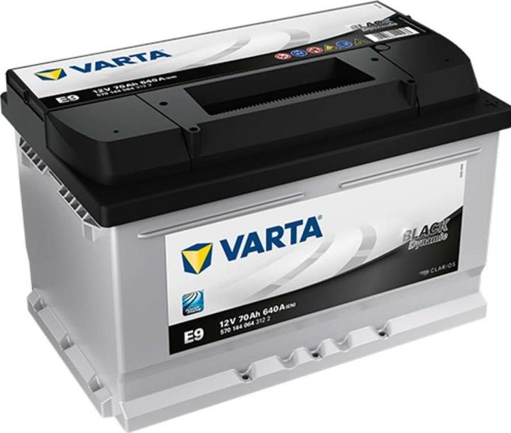 Produktbild Varta Black Dynamic E9 (12 V, 0.07 Ah, 640 A)