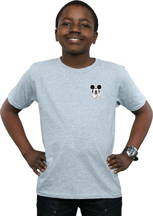 Immagine prodotto Disney Mickey Mouse Dont Speak Breast Print Maglietta Ragazzi (140, 146)