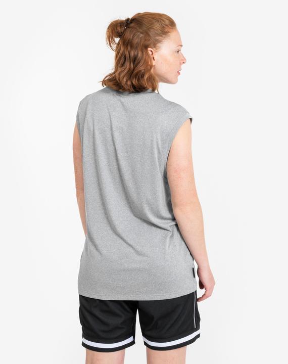 Image du produit Kipsta Maillot De Basketball Sans Manche Homme/Femme - Fast 500 Gris (L)