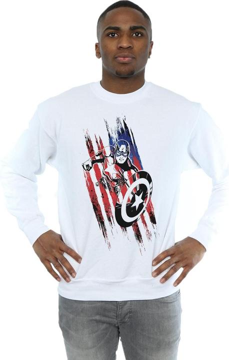 Produktbild Avengers Captain America Streaks Sweatshirt (XXL)