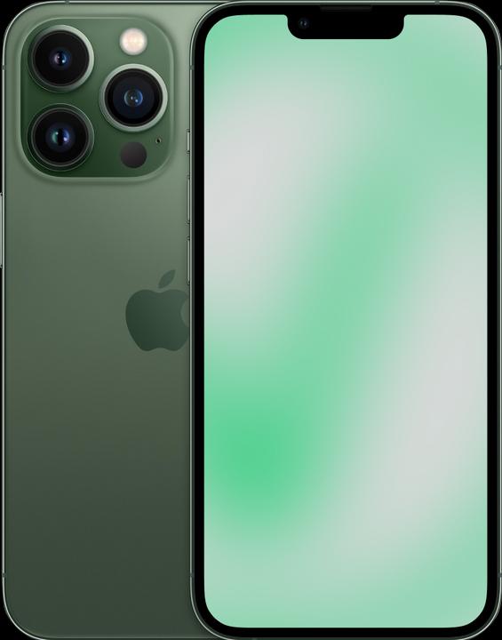 Produktbild Revendo iPhone 13 Pro (128 GB, Alpine Green, 6.10", 15 Mpx, SIM + eSIM, D / Akzeptabel)