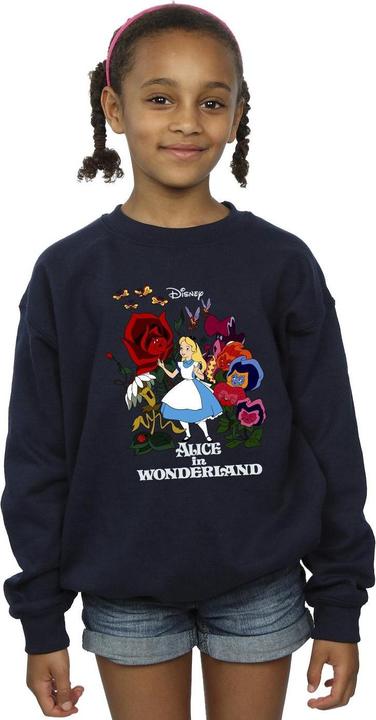 Immagine prodotto Disney Alice In Wonderland Flowers Felpa Ragazze (128)