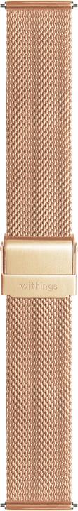 Produktbild Withings Mesh Looparmband (18 mm, Edelstahl und PVD-Beschichtung, Steel HR 36mm)