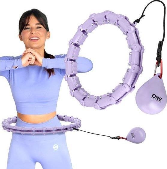 Produktbild One Hula Hop OHA02 with weight purple (39 cm)
