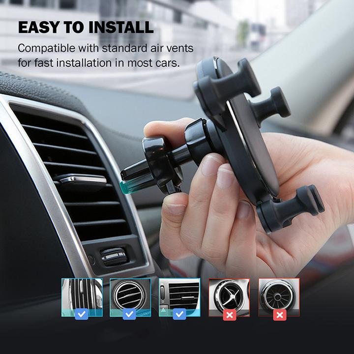 Immagine prodotto Crong Supporto per auto Gravity Auto-Lock CRG-CH5-BLK