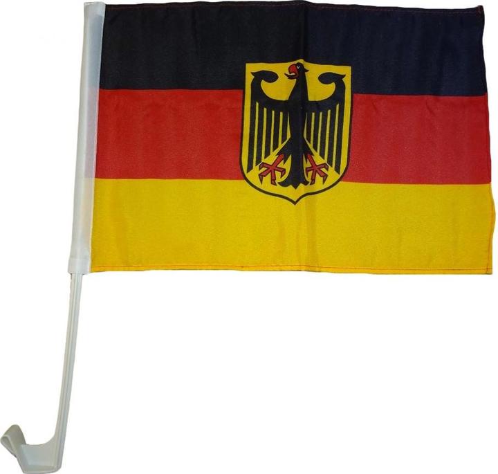 Produktbild trends4cents Autoflagge Deutschland Adler 30 x 40 cm Auto Flagge Fahne Autofahne Fensterflagge Fan