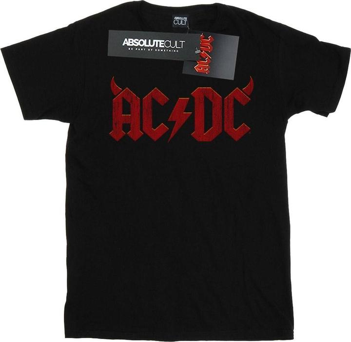 Produktbild AC/DC Horns Logo Baumwolle Boyfriend TShirt (4XL)