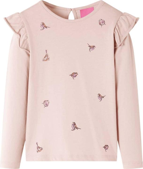 Produktbild VidaXL Kinder-Langarmshirt Rosa 140,Material: 100 % Baumwolle,Farbe (140)