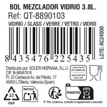 Image du produit Quttin bol a melanger verre 24cm 38l (38 l, 1 x)