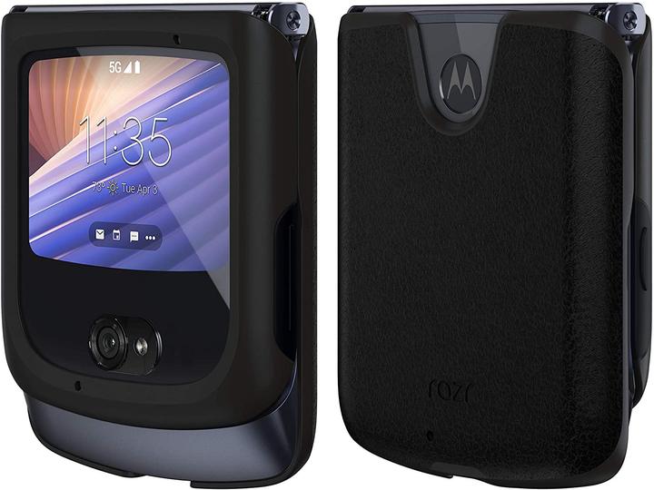 Immagine prodotto Motorola Custodia in pelle nera per RAZR - PG38C03190 (Motorola Razr (2020))