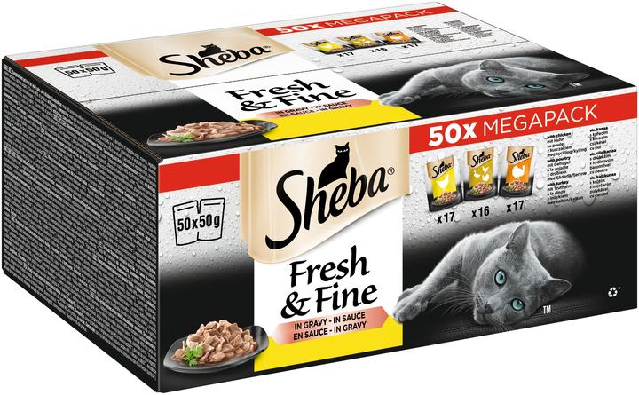 Produktbild Sheba Fresh & Fine in Sauce (Adult, 1 Stk., 2500 g)