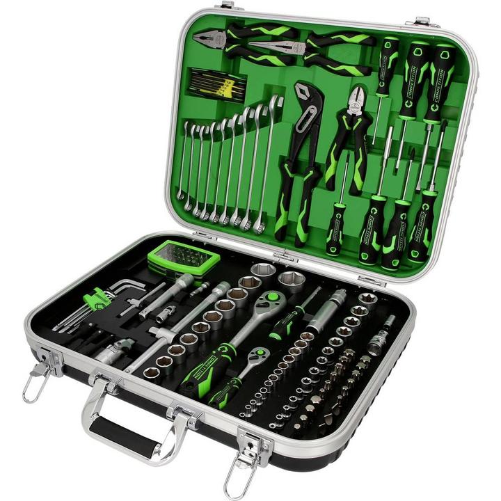Produktbild KS Tools 512.0144 COMPETITION 1/4"+1/2" Universal-Werkzeug 512.0144 Werkzeugset (143 Teile)