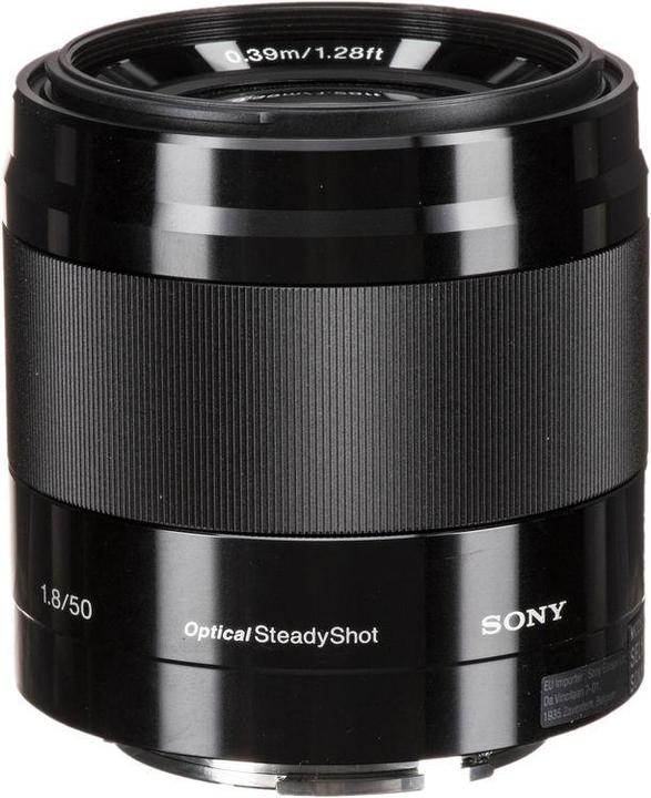 Immagine prodotto Sony E 50mm f/1,8 OSS, E-Mount (Sony E, APS-C / DX)