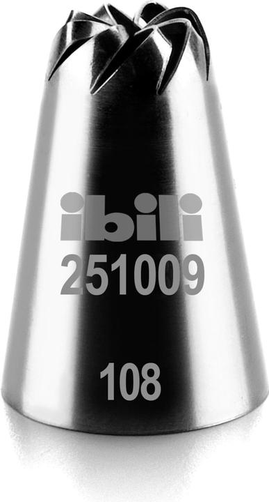 Produktbild Ibili Spritztülle Blume 9 mm Zum Verzieren von Gebäck und Desserts (Spritzbeutel)
