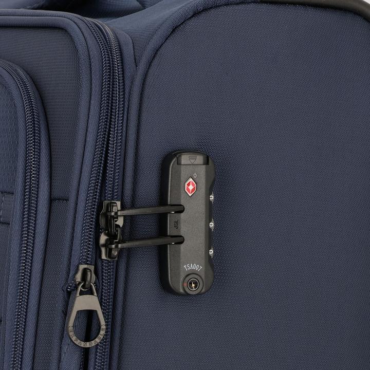 Actual product image D&N Travel Line 9704 4-wheel cabin trolley S 55 cm with stretch fold (38 l, Hand luggage (up to 50 litres))