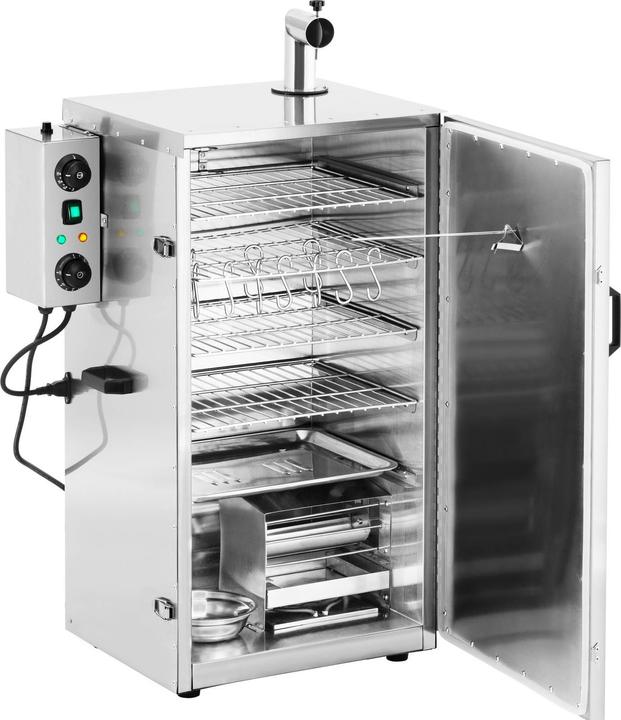 Produktbild Royal Catering Räucherofen Edelstahl Smoker Räucherschrank Räuchertonne 105 L 4 Roste