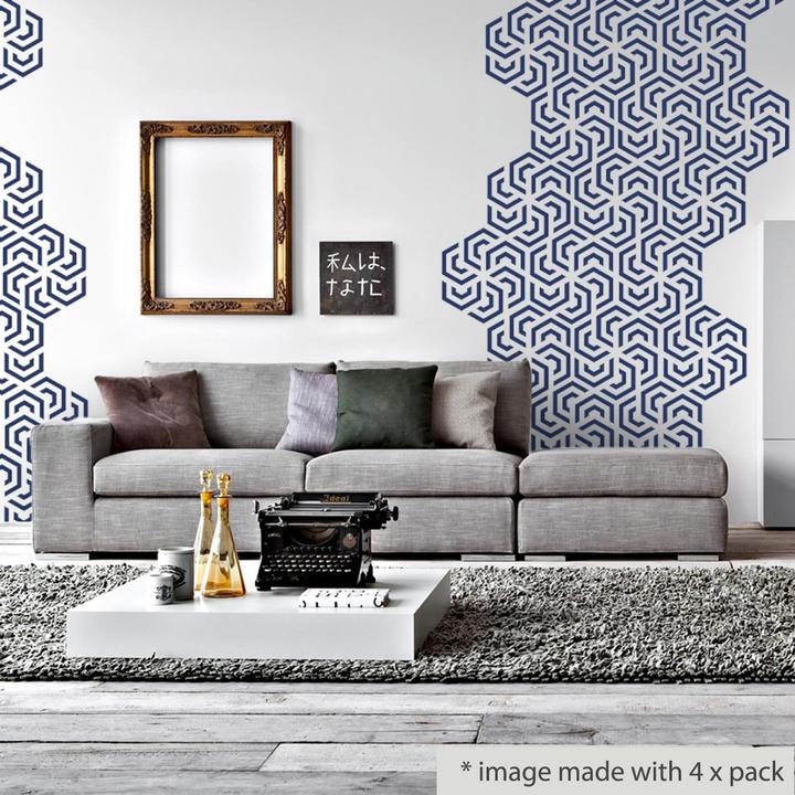 Immagine prodotto Walplus Modello di geometria poligonale (90 x 30 cm)