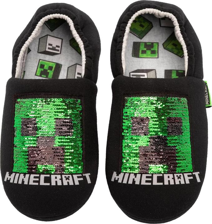 Actual product image Minecraft Boys Sequin Slippers (36)