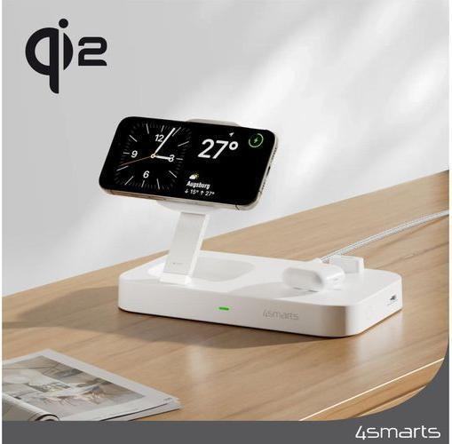 Image du produit 4smarts Station de recharge Qi2 Trident (25 W)