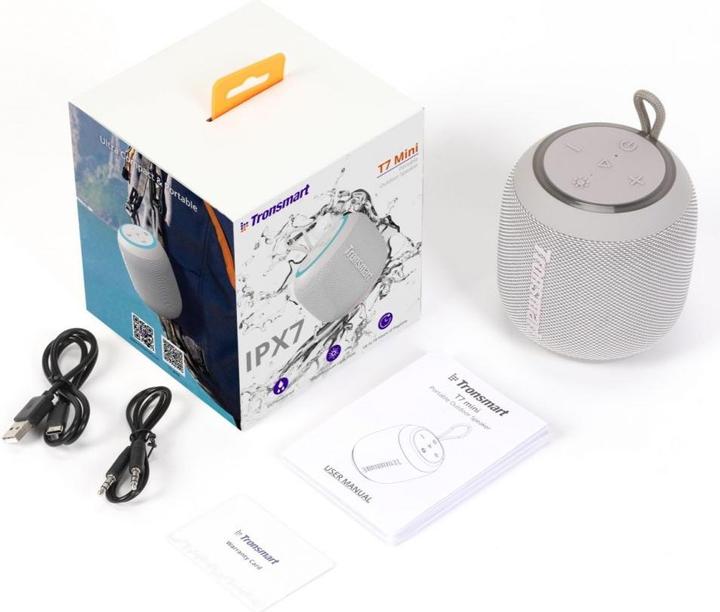 Actual product image Tronsmart Wireless Bluetooth Speaker T7 Mini Grey (grey) (18 h)