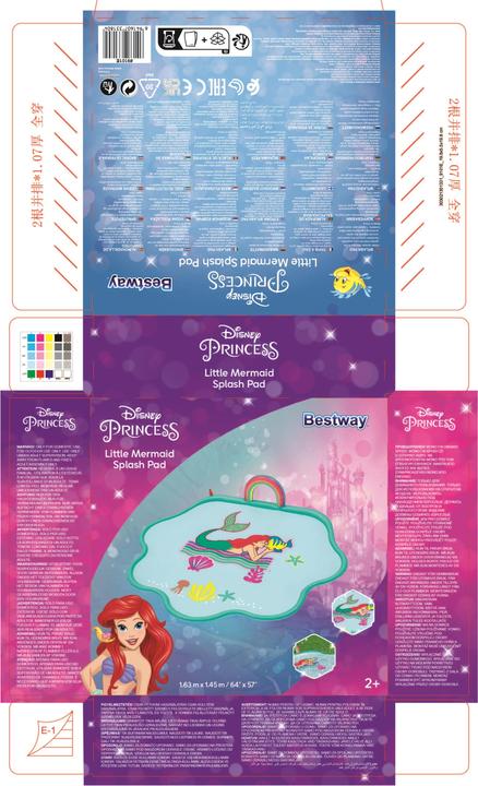 Immagine prodotto Bestway Tappeto acquatico Disney® Sirenetta 163 x 145 cm